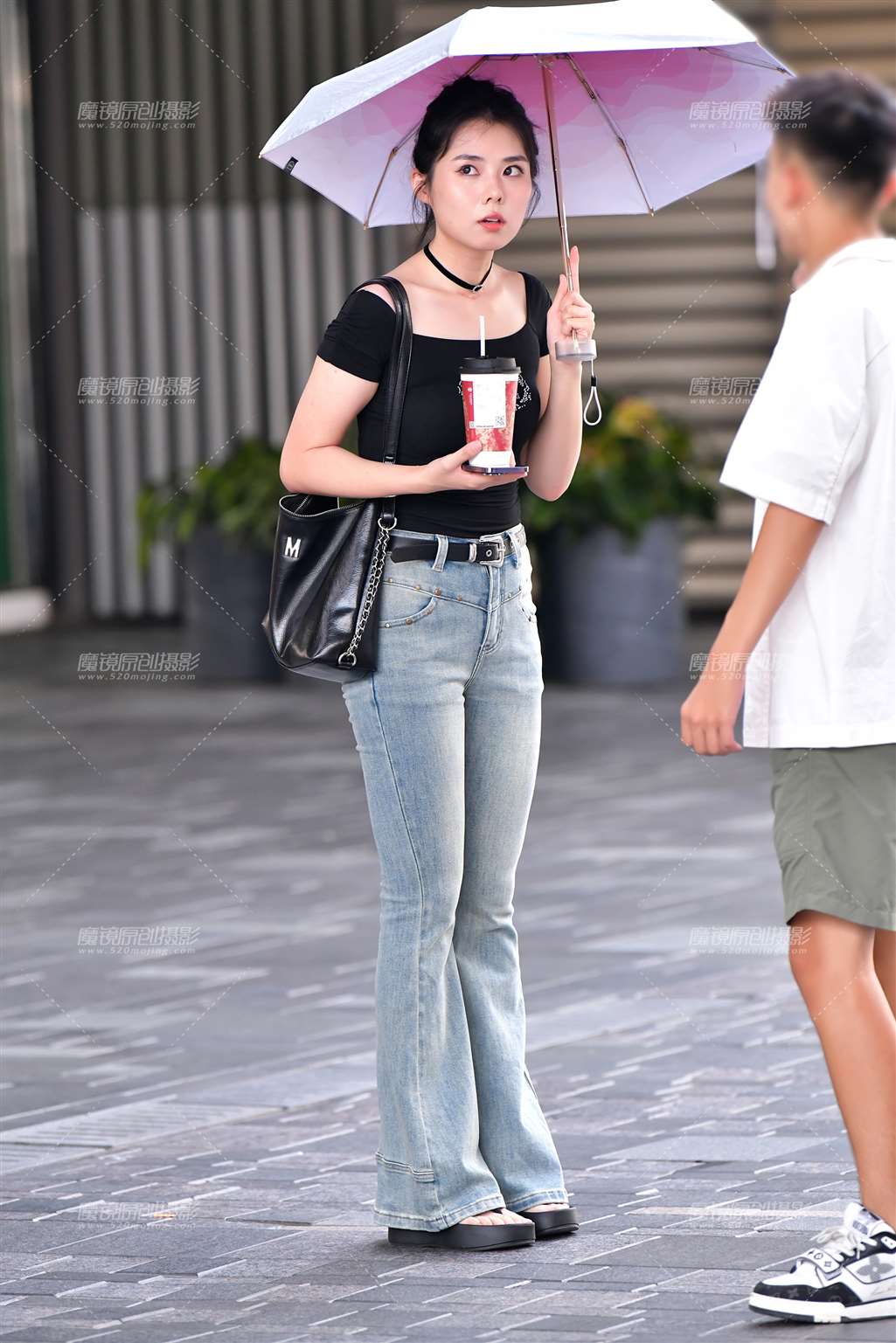 图片[4]-长腿牛仔裤美女-街拍流行馆