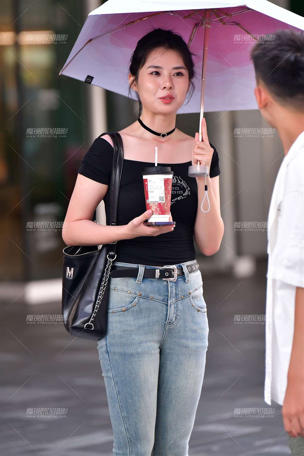 图片[5]-长腿牛仔裤美女-街拍流行馆