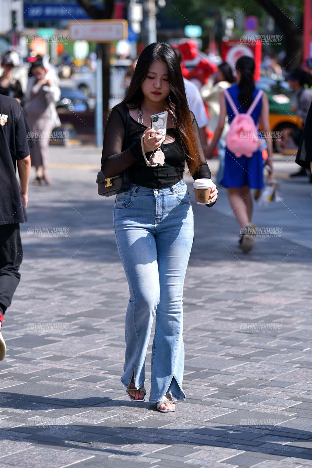 图片[5]-微丰腴牛仔裤美女-街拍流行馆