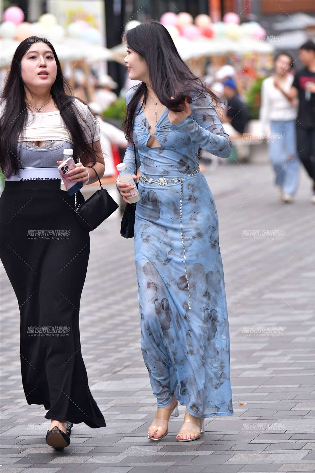 图片[5]-气质高挑纱裙美女-街拍流行馆