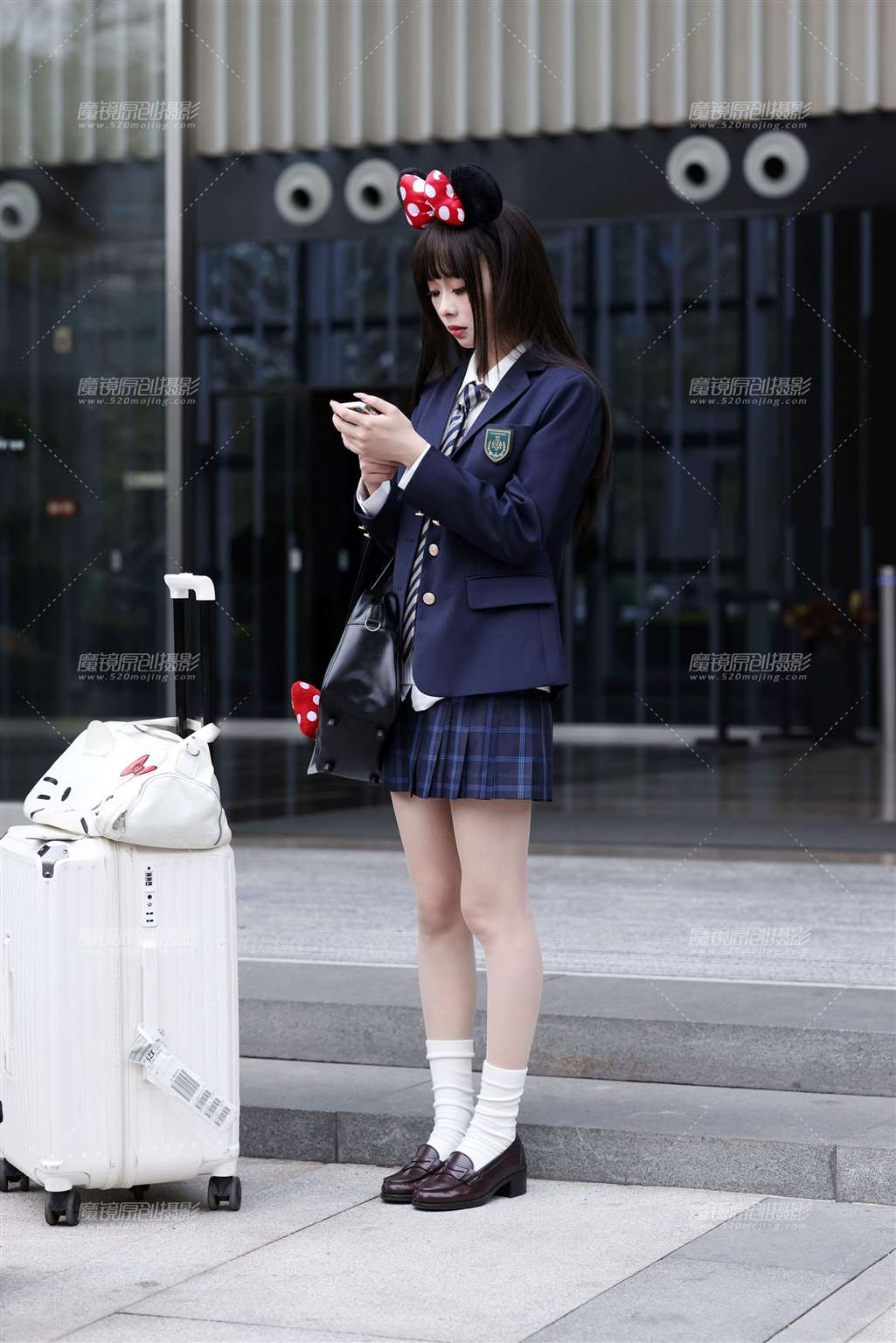 图片[3]-20250215一个很kawaii的jk肉丝美腿美眉-街拍流行馆