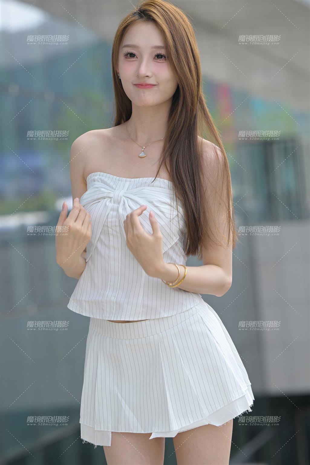 图片[5]-小桂圆白裙美腿-流行馆