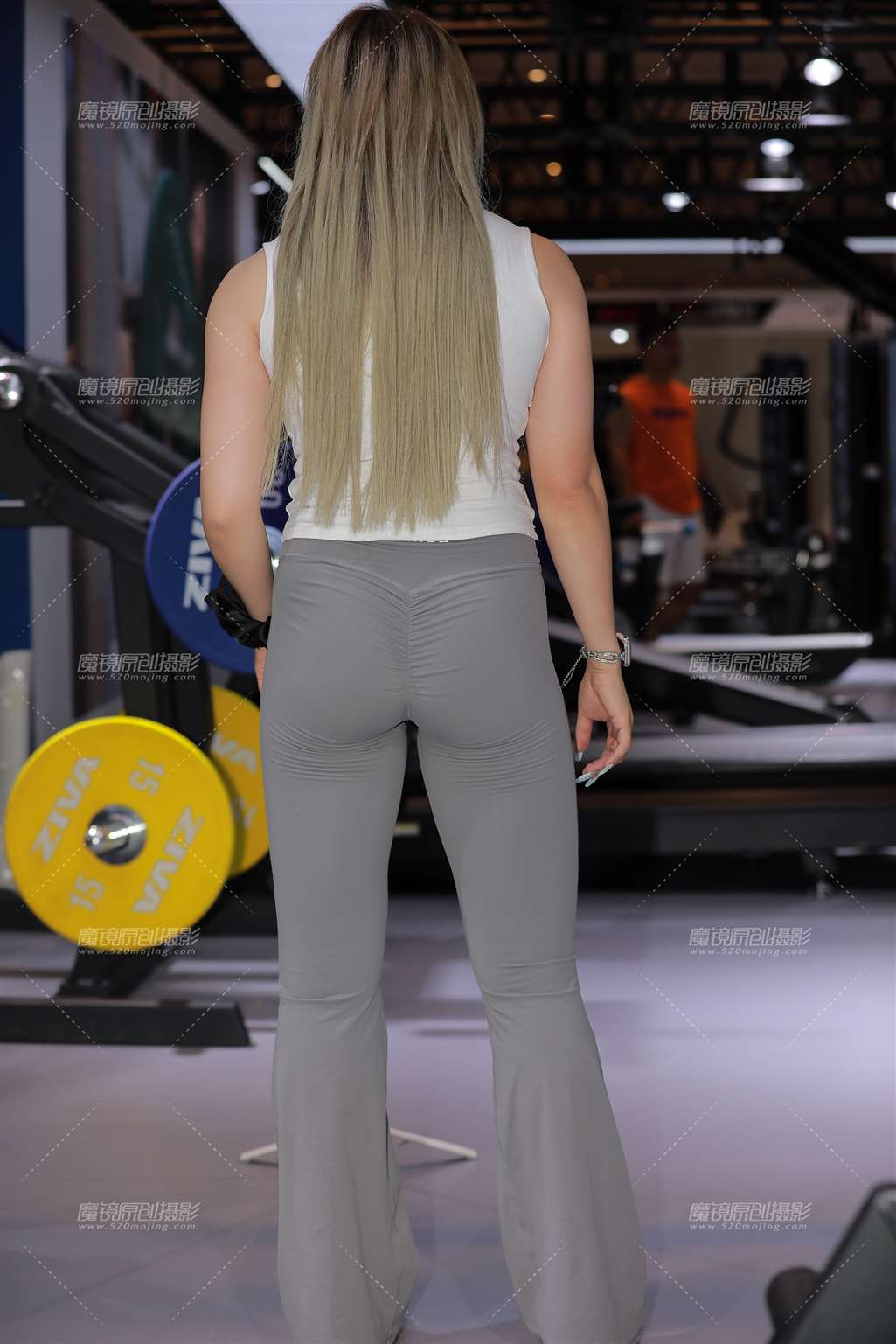 图片[5]-灰色瑜伽裤健身美女 31P-街拍流行馆