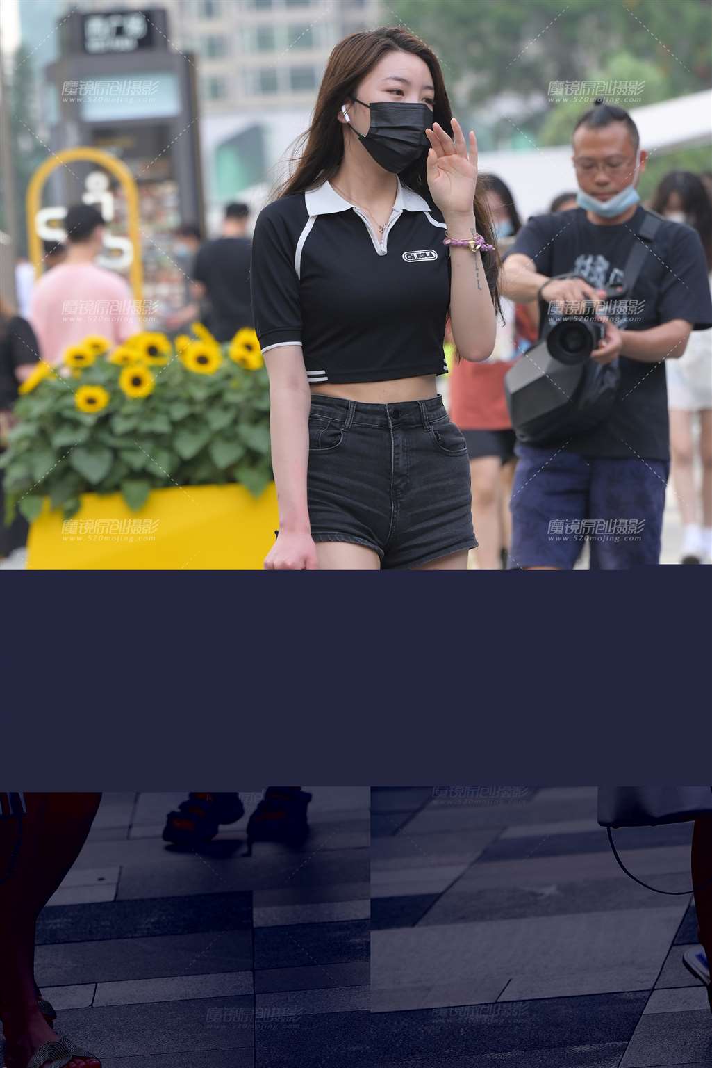 图片[5]-黑色热裤长腿 21P-流行馆