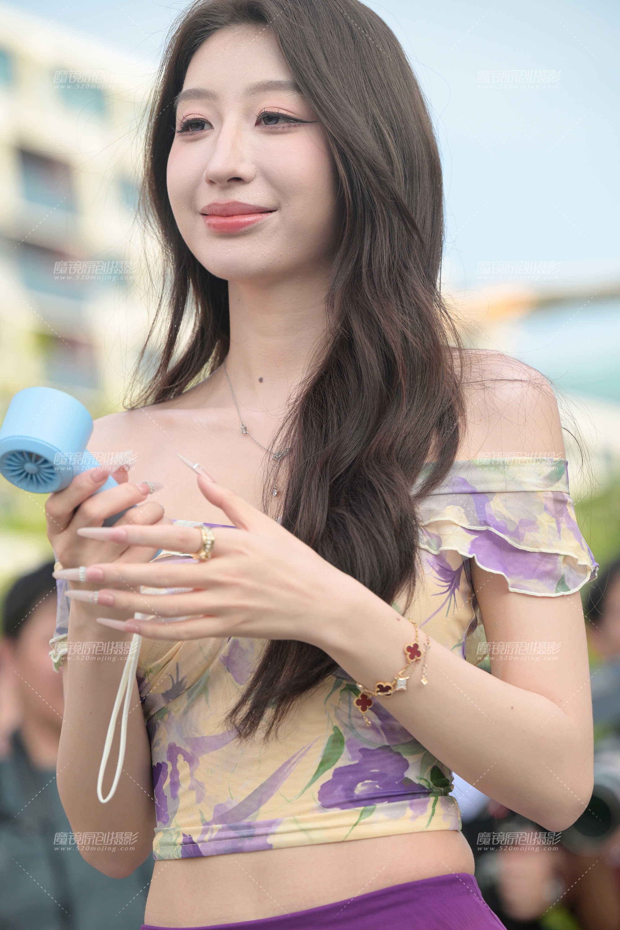 图片[4]-紫裙美女 18P-流行馆