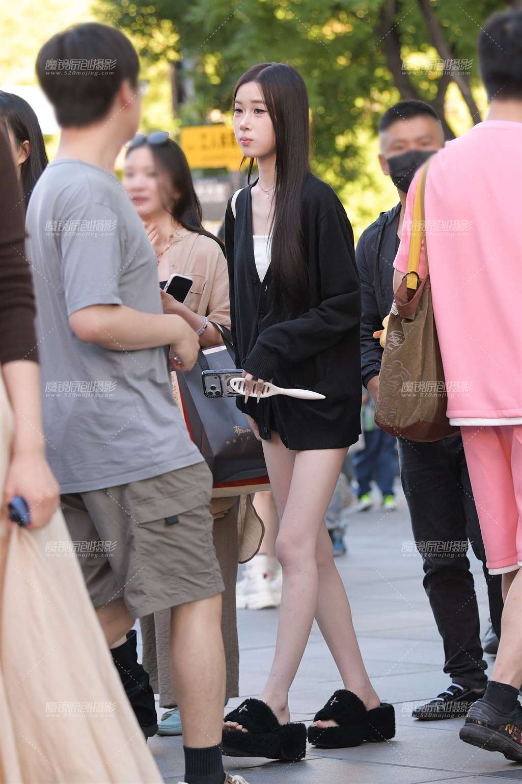 图片[5]-黑色热裤小妹 16P-流行馆