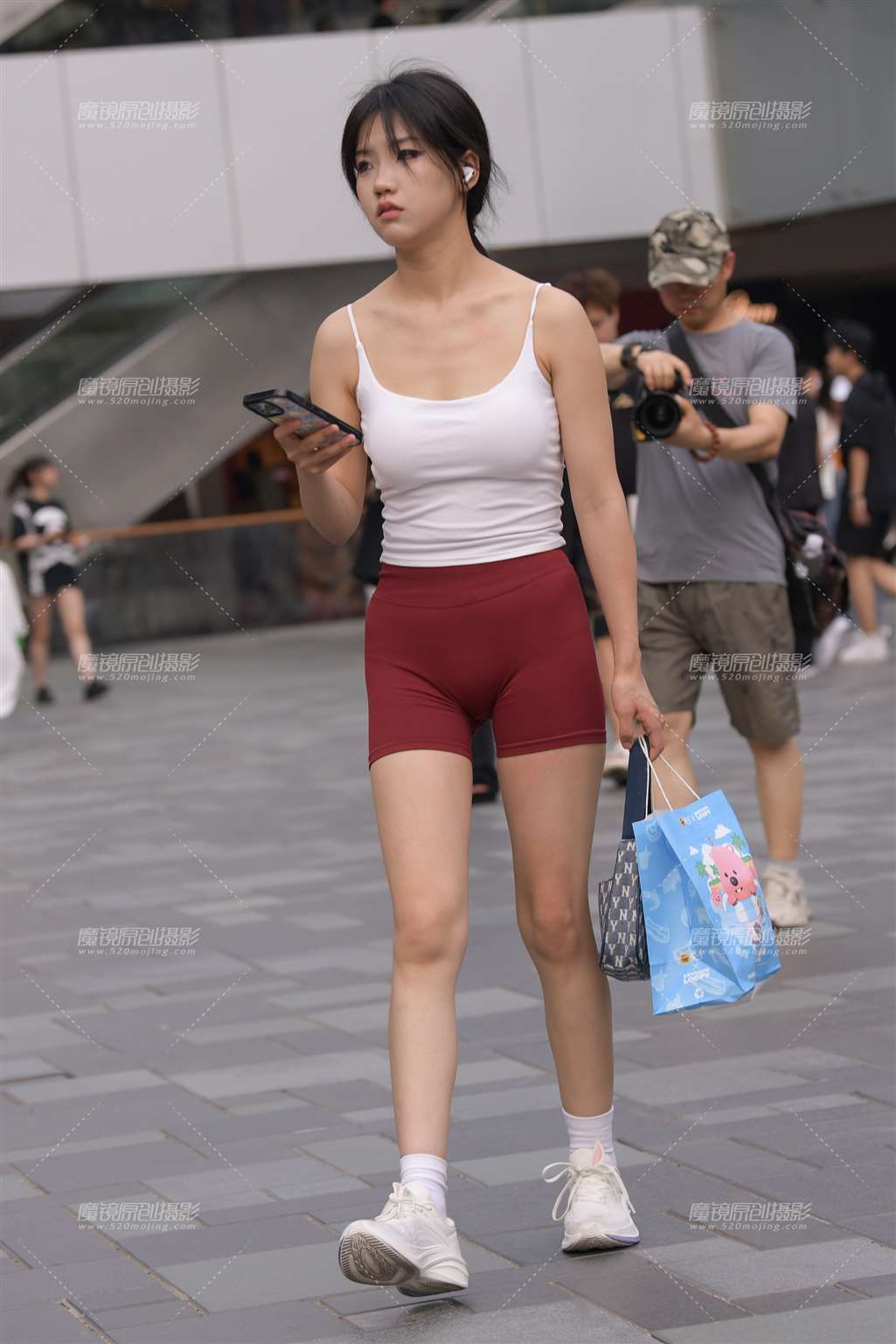 图片[5]-红色5分紧身裤 19P-流行馆