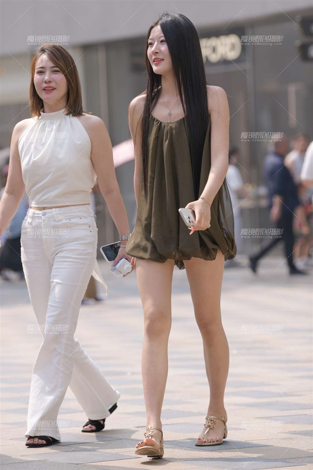 图片[4]-绿色短裙 16P-流行馆