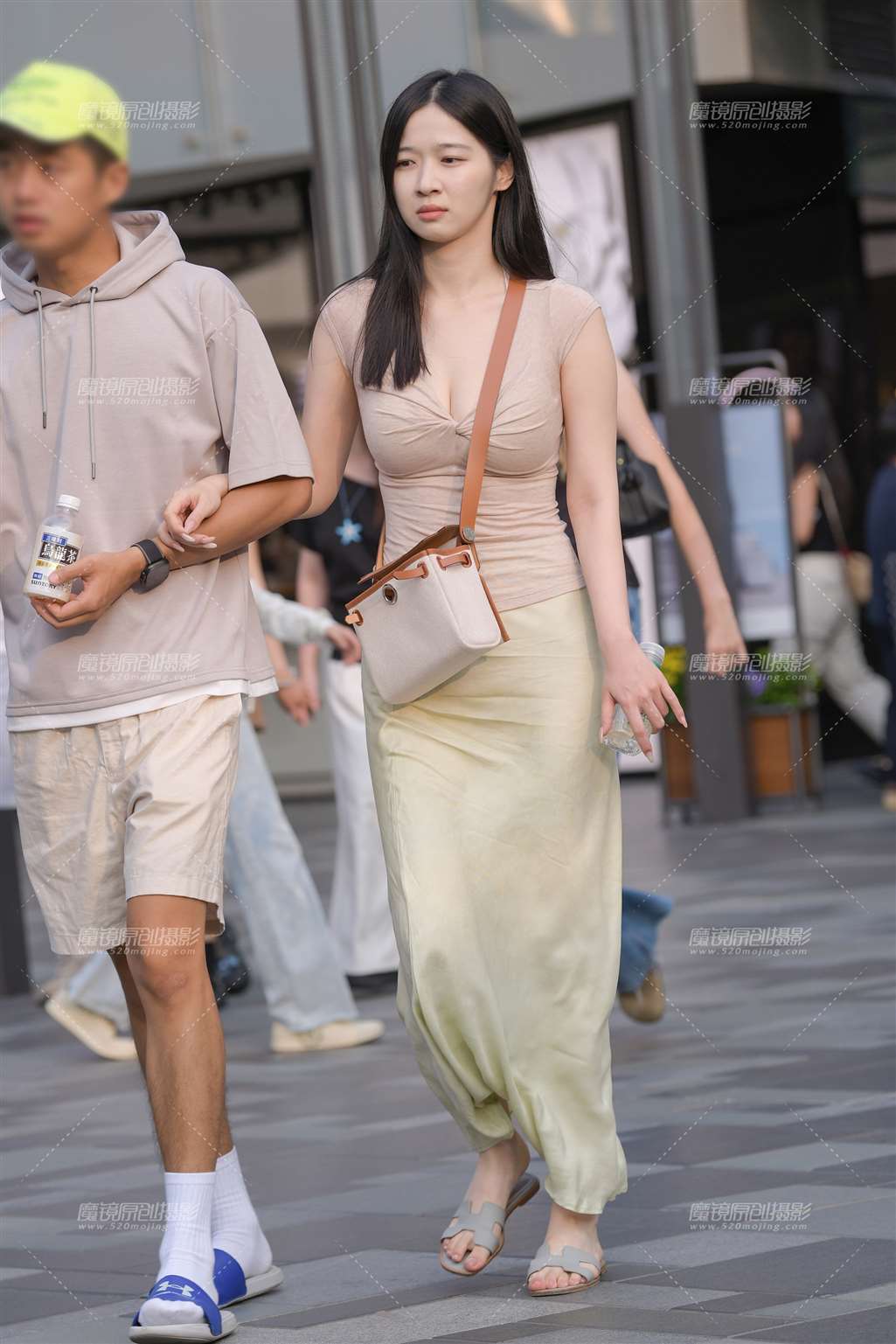 图片[3]-淡黄包臀裙 13P-流行馆