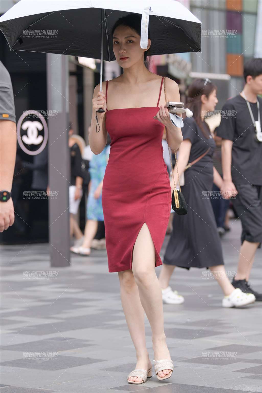 图片[3]-红裙撩人 21P-流行馆