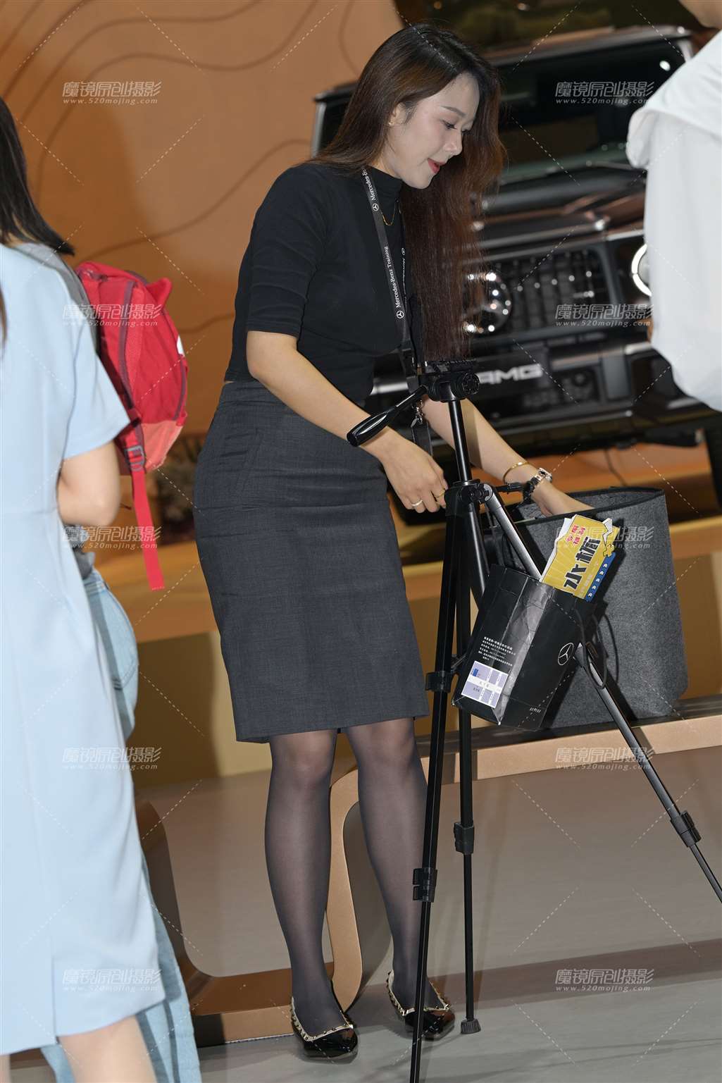 图片[5]-奔驰黑丝女销售 20P-流行馆